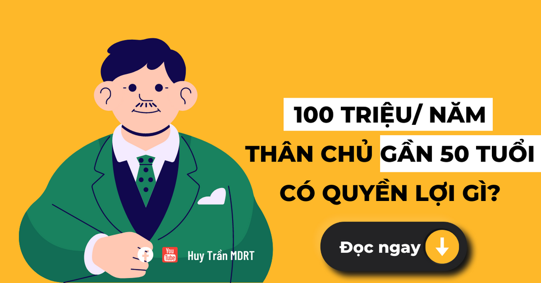 Nam Giới Đã Gần 50 Tuổi Có Quyền Lợi Gì Với Giải Pháp 100 Triệu?