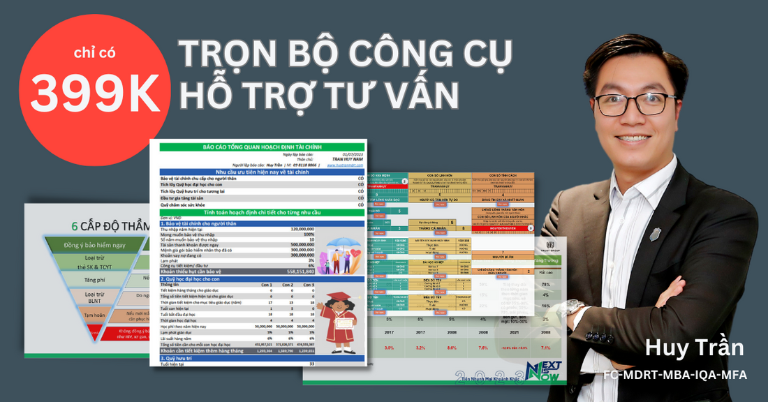 Bộ công cụ hỗ trợ tư vấn bảo hiểm hiệu quả