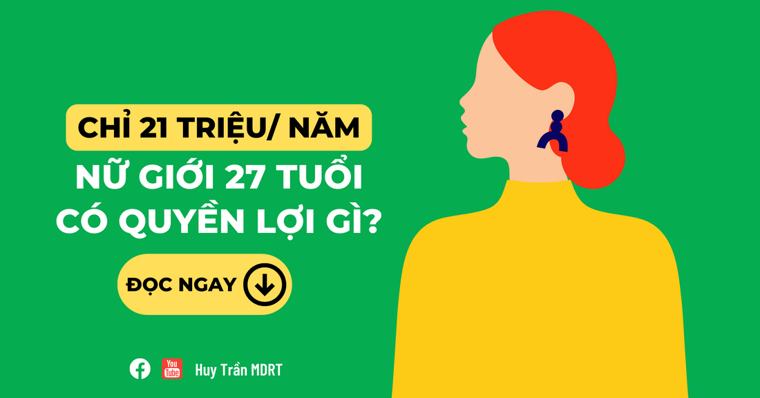 Chỉ chưa đến 2 triệu mỗi tháng, nữ giới 27 tuổi yên tâm với những quyền lợi rất tốt như thế này